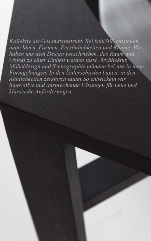 Innenarchitektur frankfurt am main, keinstil. Design und Architektur, Möbeldesign